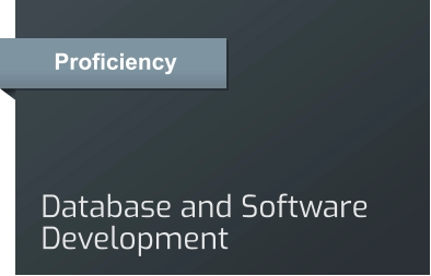 Proficiency Database and Software  Development